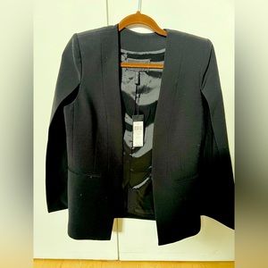 Black BCBG cape blazer new with tags!